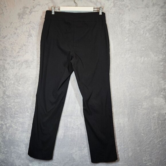 JM Collection Womens Black Stretch Slim Pants Size 1X With Gold Stud Details - Picture 7 of 12